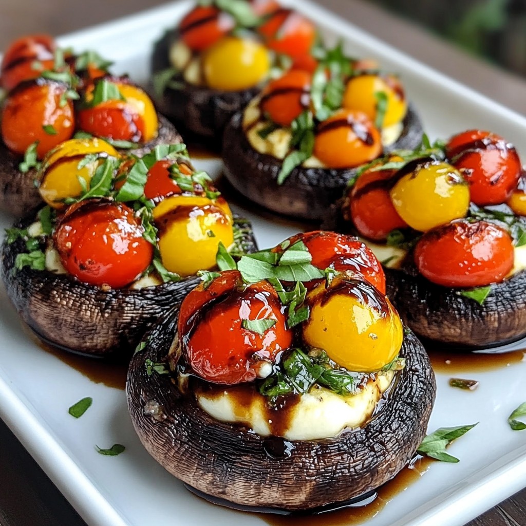 Caprese Stuffed Portobellos Flavorful and Easy Recipe