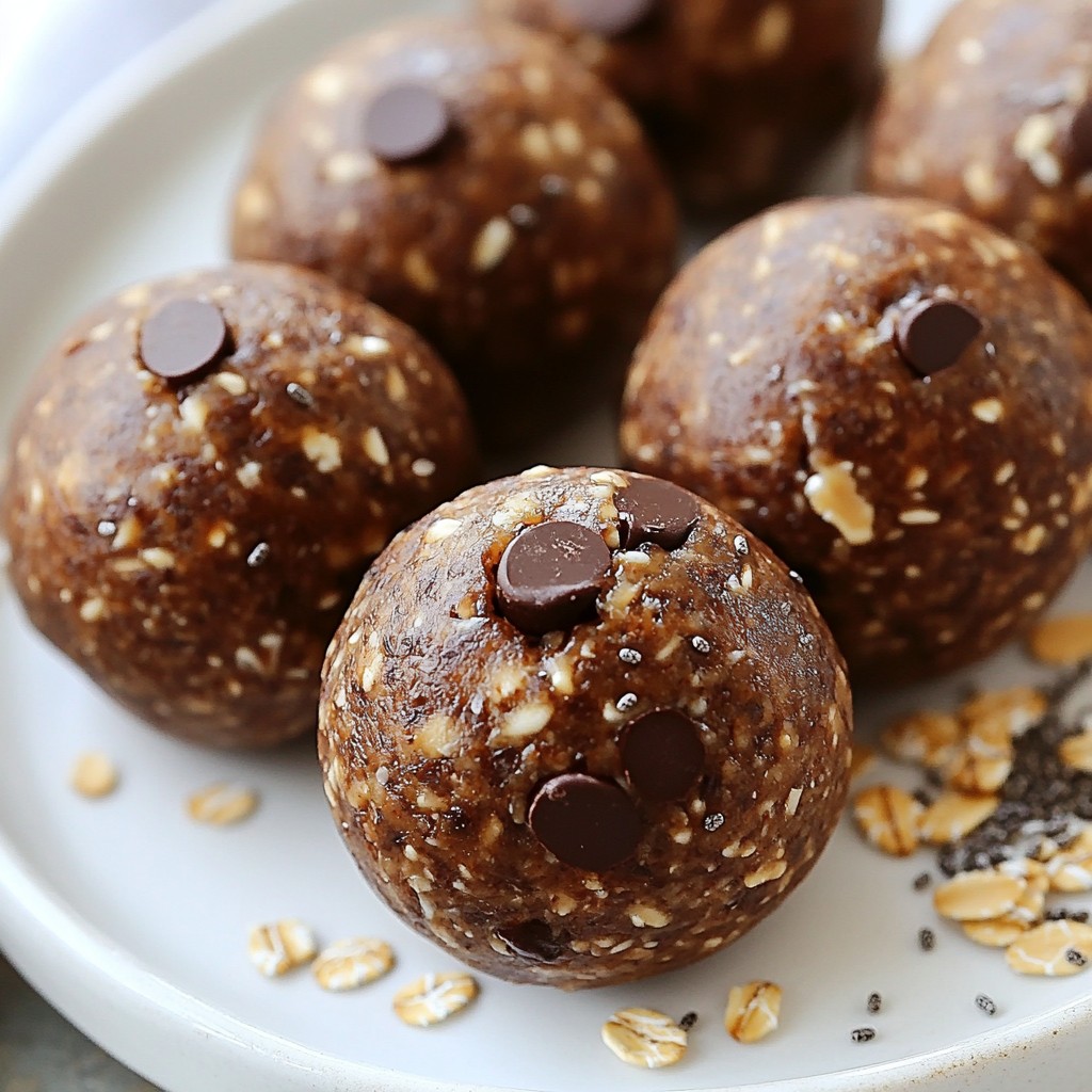 Chocolate Peanut Butter Energy Balls Nourishing Snack