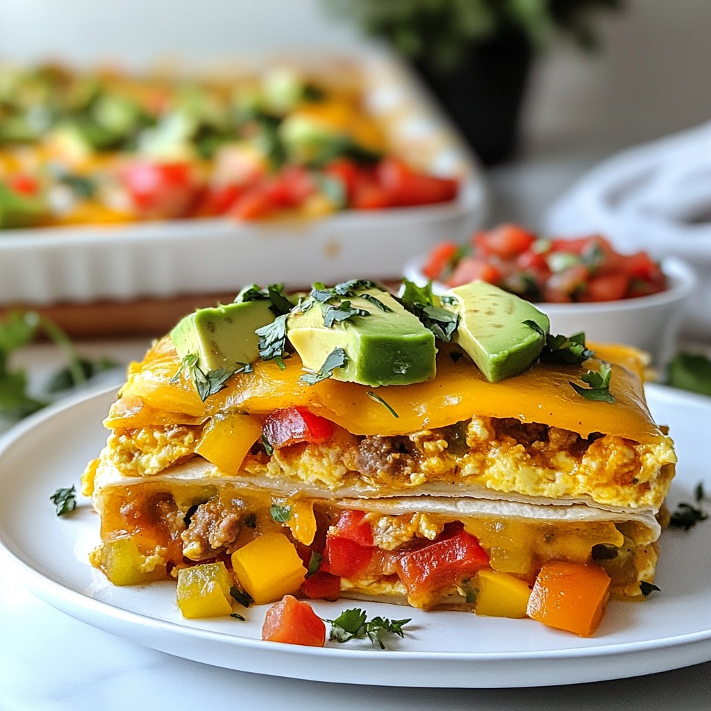 Loaded Breakfast Burrito Bake Simple and Tasty Dish