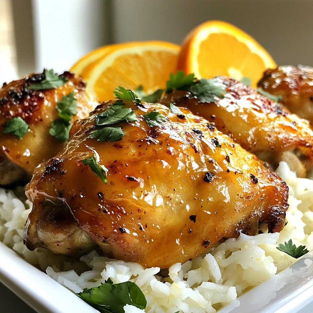 Tangy 15-Minute Meals Citrus Glazed Chicken Thighs