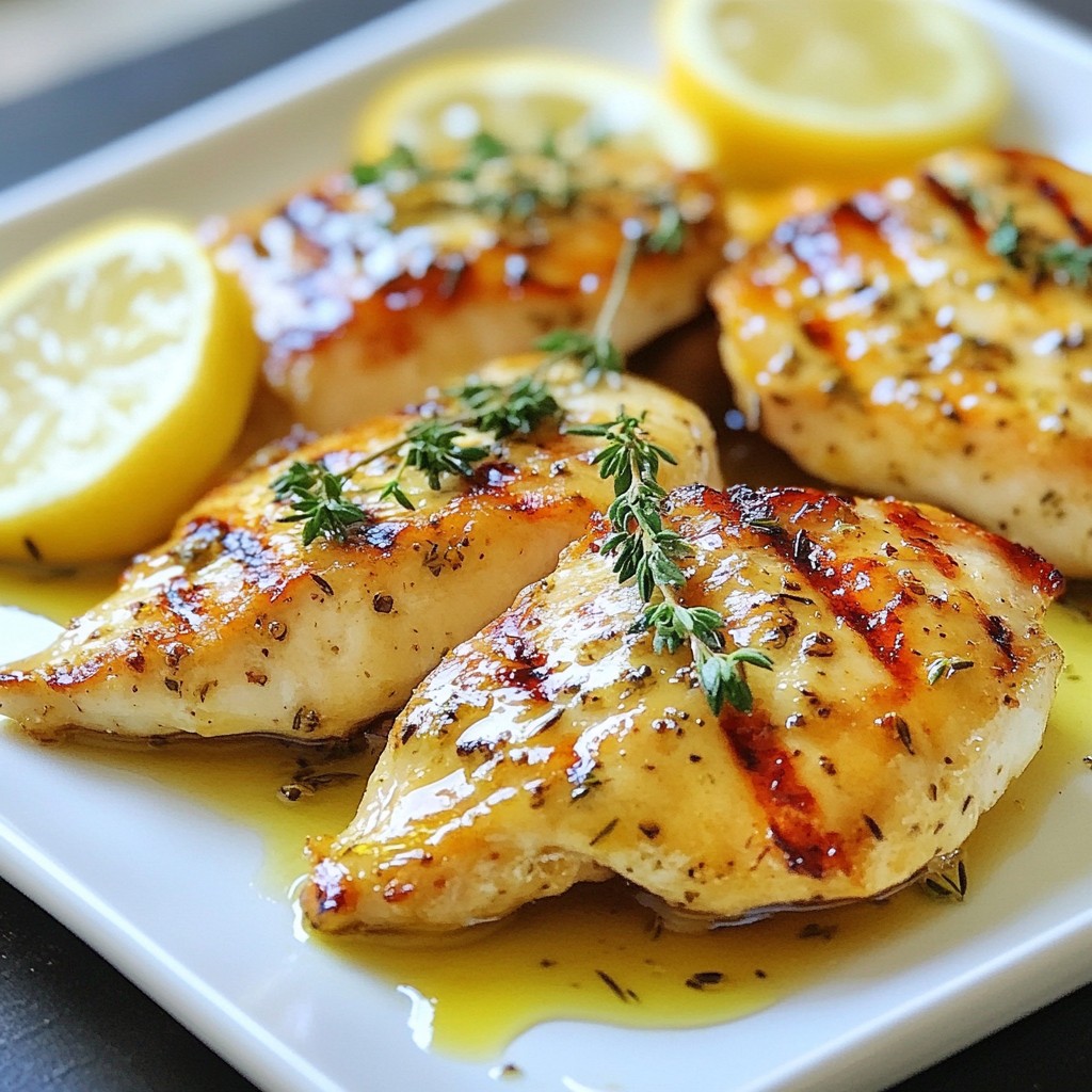 Quick Recipes Lemon Thyme Chicken Breasts Delight
