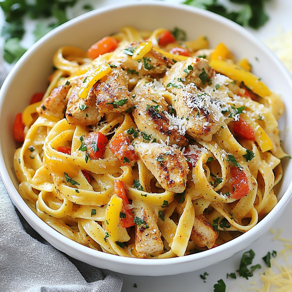 Creamy Cajun Chicken Pasta Quick and Flavorful Meal