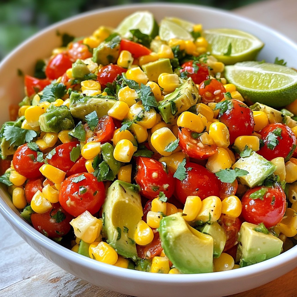 Fiesta Corn Salad Fresh and Flavorful Summer Dish