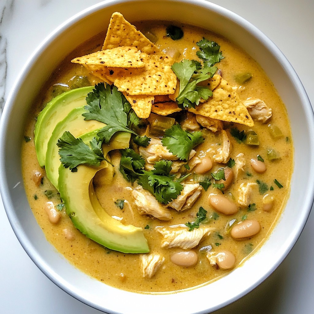 Creamy White Chicken Chili Flavorful and Hearty Dish