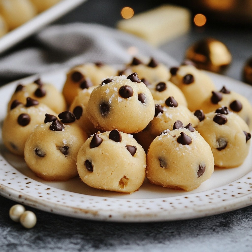 Edible Cookie Dough Bites Sweet and Simple Treat