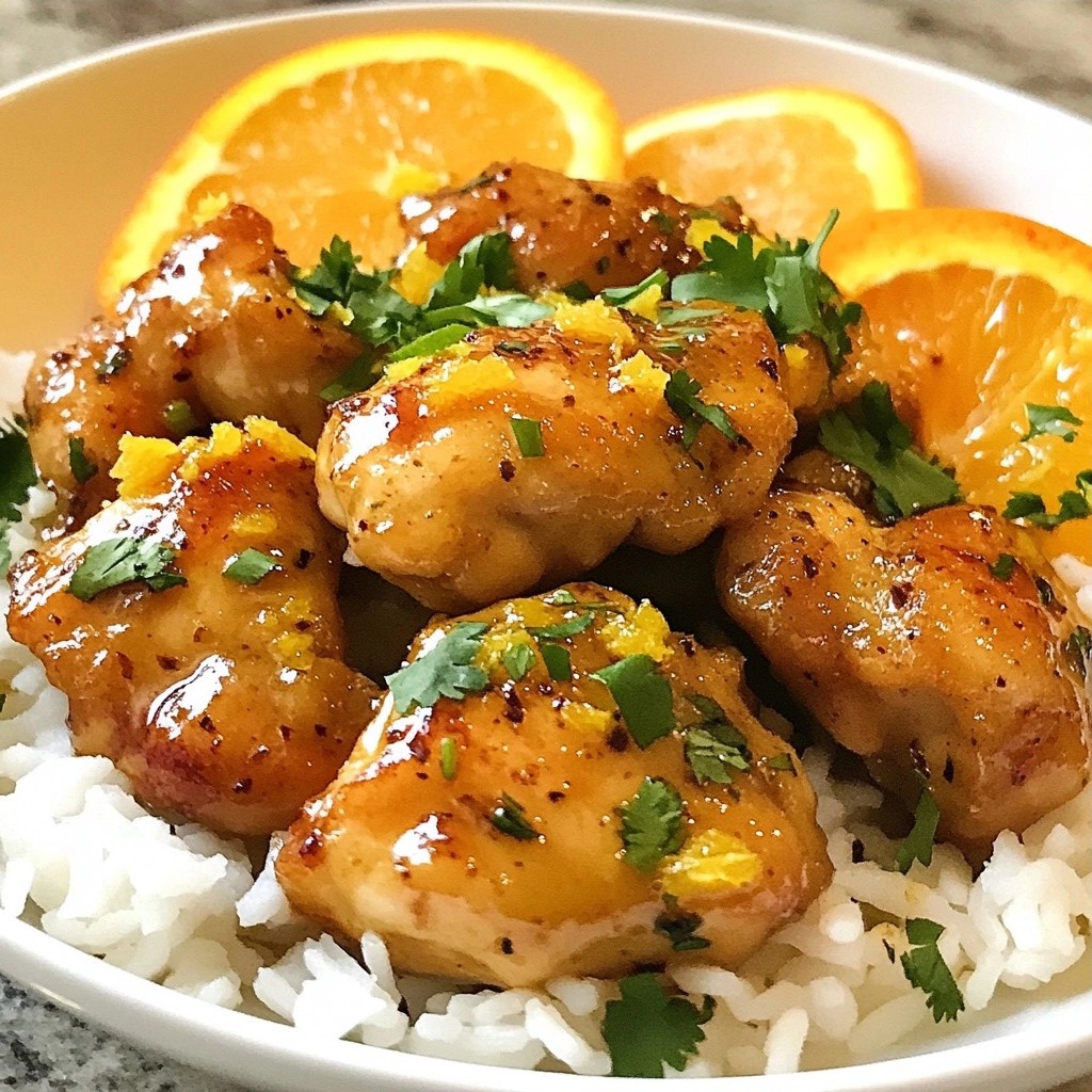 Tangy 15-Minute Meals Orange Ginger Chicken Delight