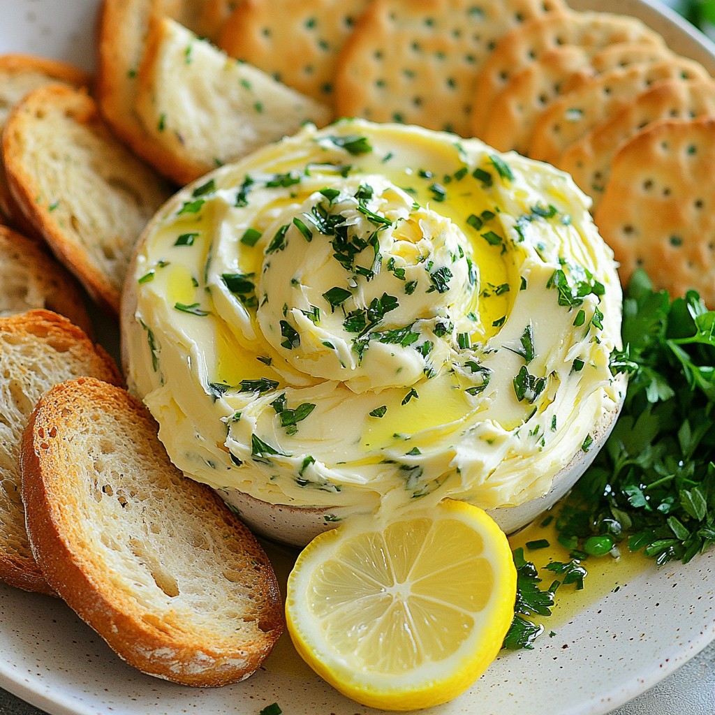 Garlic Herb Butter Board Tasty and Simple Delight