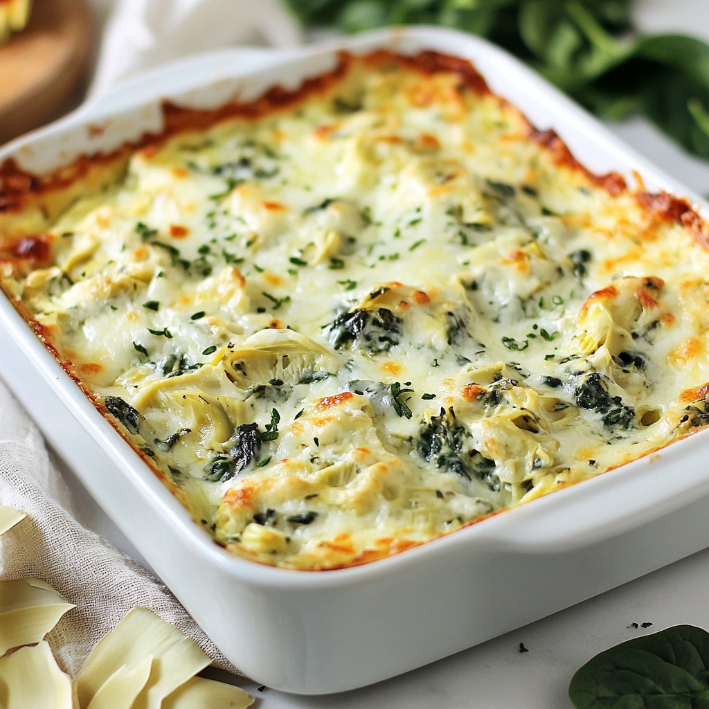 Creamy Spinach Artichoke Dip Easy and Delicious Recipe