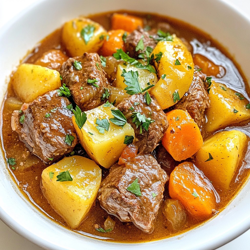 Instant Pot Beef Stew Flavorful and Hearty Meal