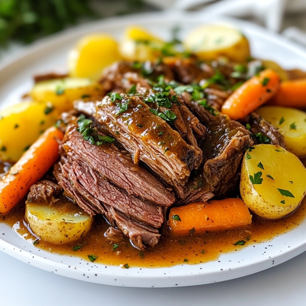 Classic Pot Roast Savory Recipe for Comfort Food