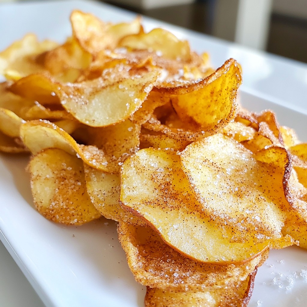 Cinnamon Apple Chips Crispy and Irresistible Snack