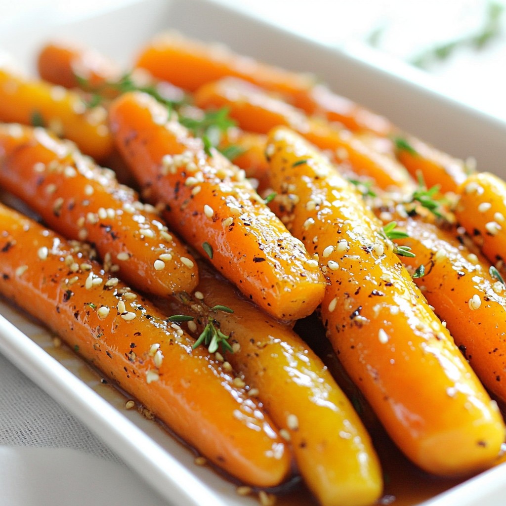 Honey Garlic Glazed Carrots Flavorful Side Dish Idea