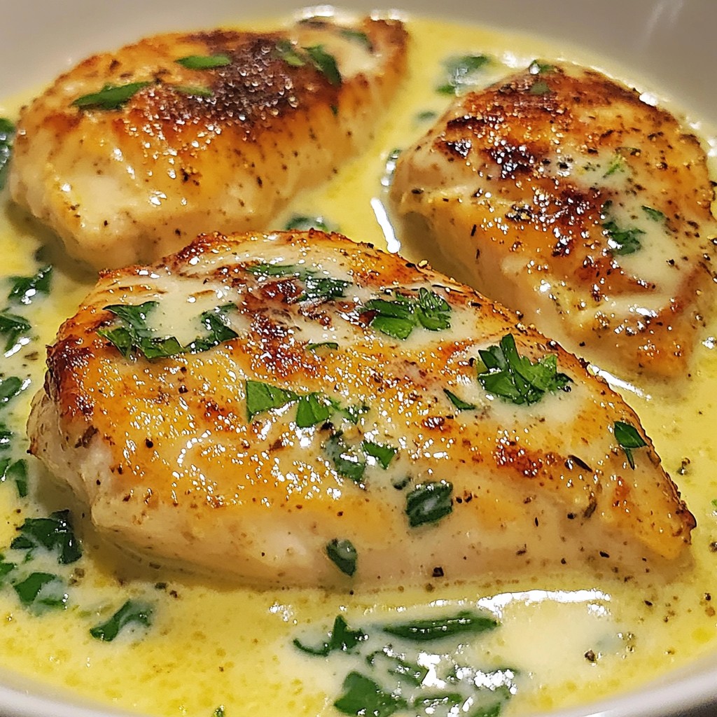 Savory 15-Minute Meals Creamy Garlic Chicken Recipe