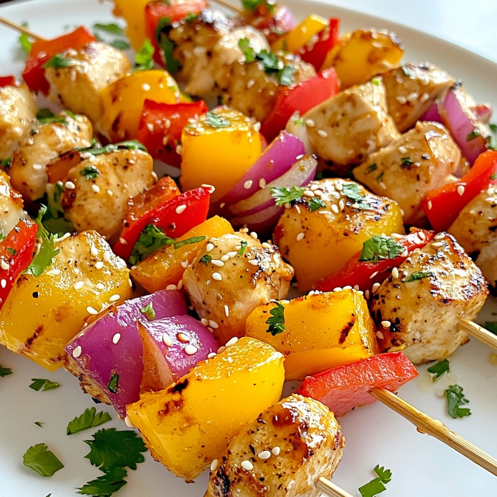 Sweet Chili Chicken Kabobs Juicy and Flavorful Recipe