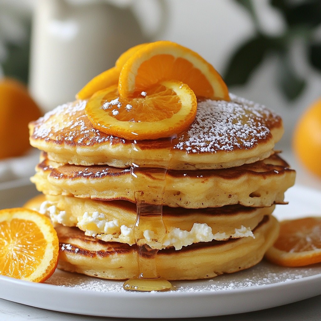 Fluffy Rapid Meals Orange Ricotta Pancakes Recipe