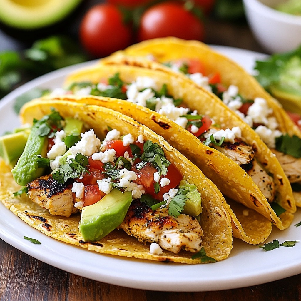 Zesty 15-minute meals Cilantro Lime Chicken Tacos