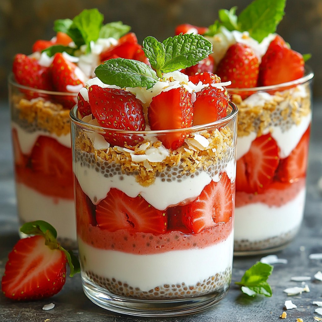 Strawberry Coconut Chia Pudding Wholesome Delight