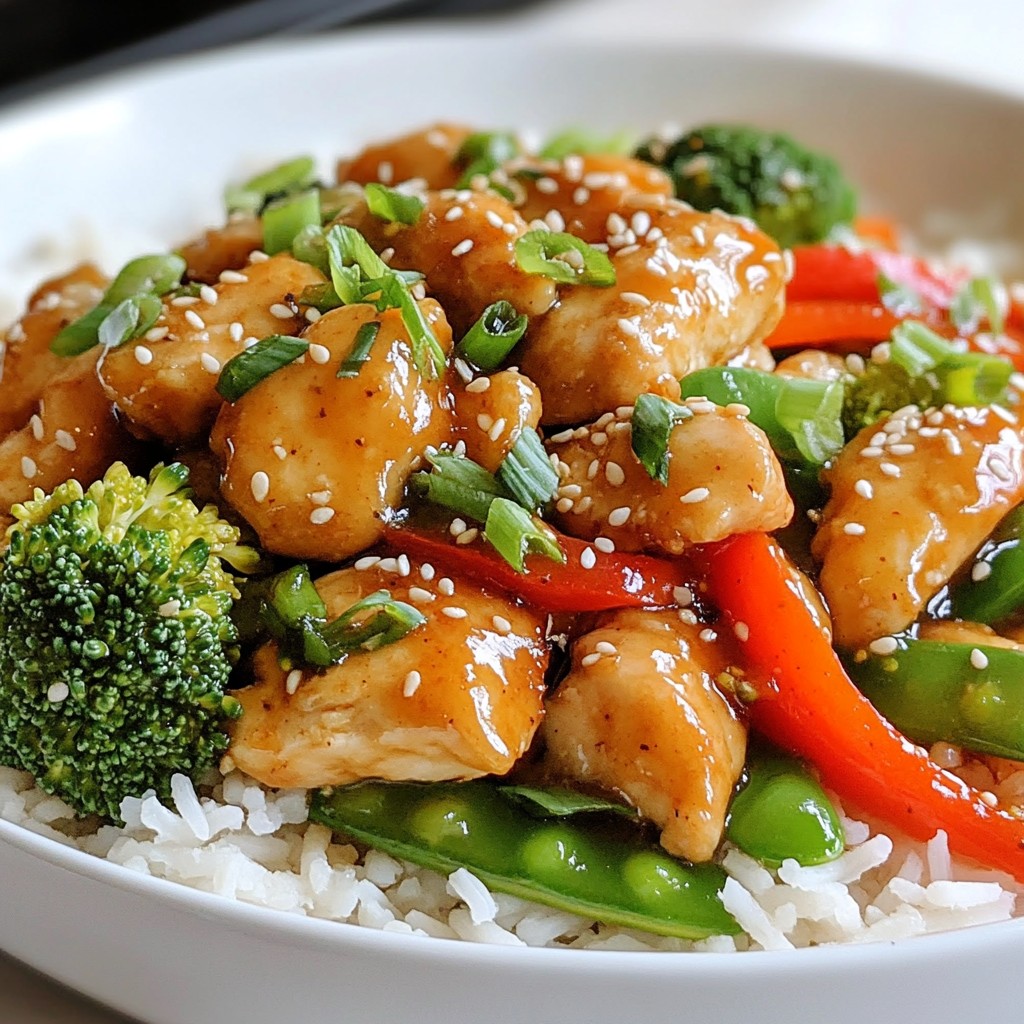 Orange Ginger Chicken Stir Fry Quick and Flavorful Dish