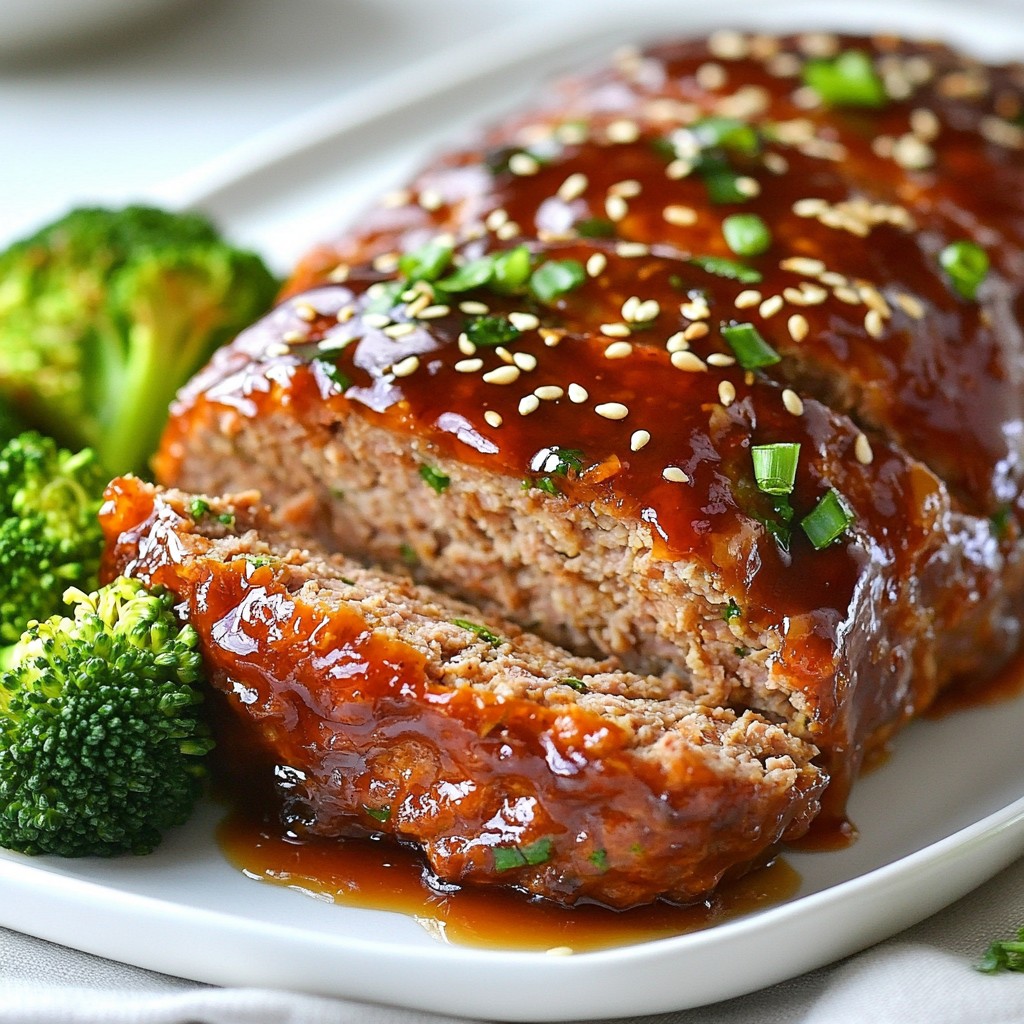 Teriyaki Glazed Turkey Meatloaf Flavorful and Simple Recipe