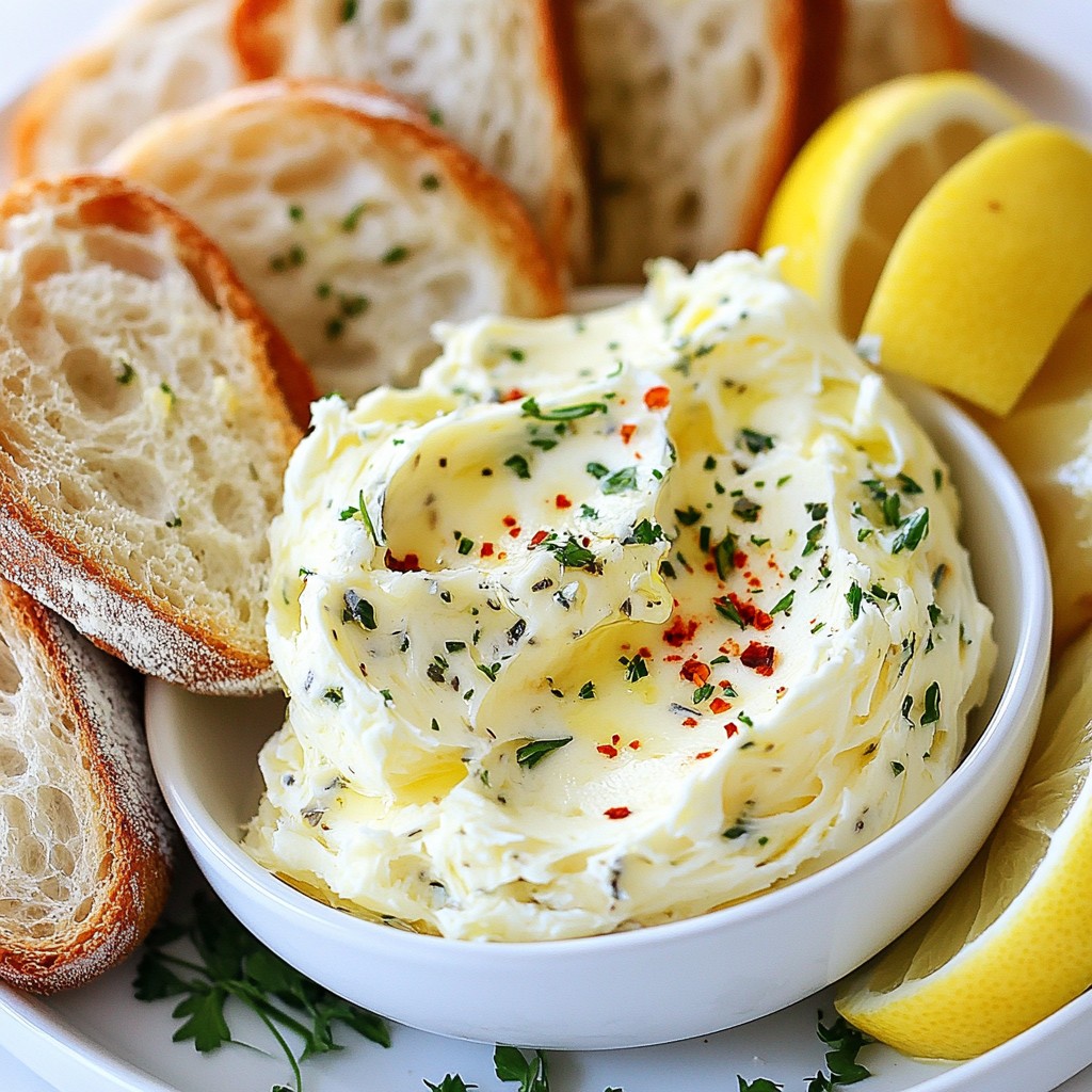 Garlic Herb Butter Board Delicious and Flavorful Dip