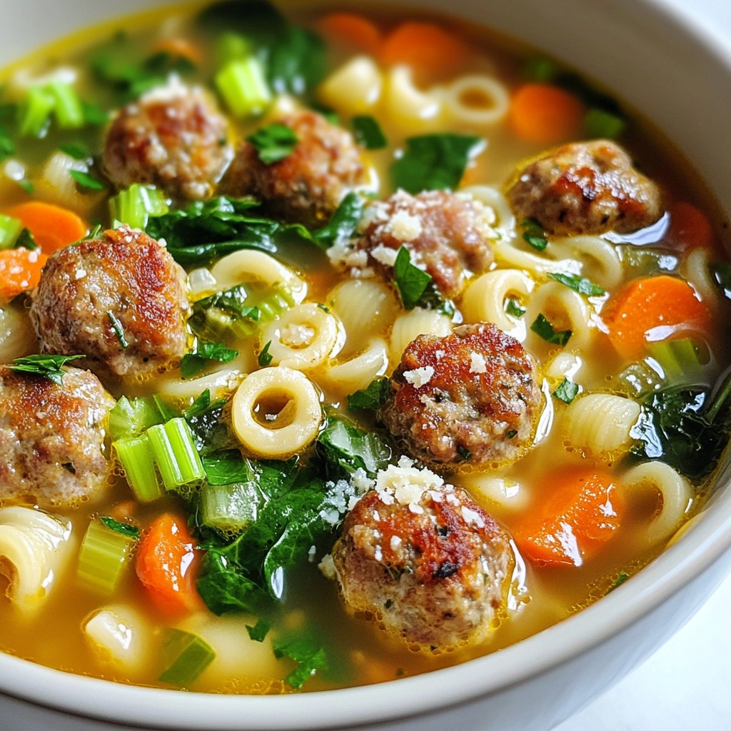 Italian Wedding Soup Comforting and Flavorful Recipe