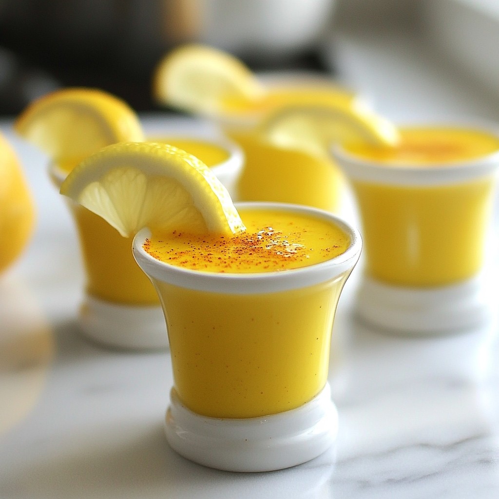 Turmeric Ginger Immunity Shot for Stronger Health