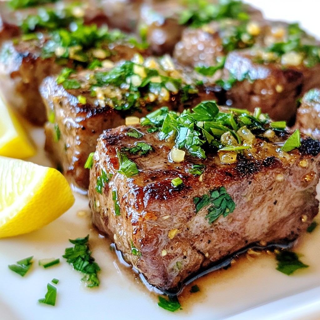 Garlic Herb Steak Bites Flavorful and Simple Recipe
