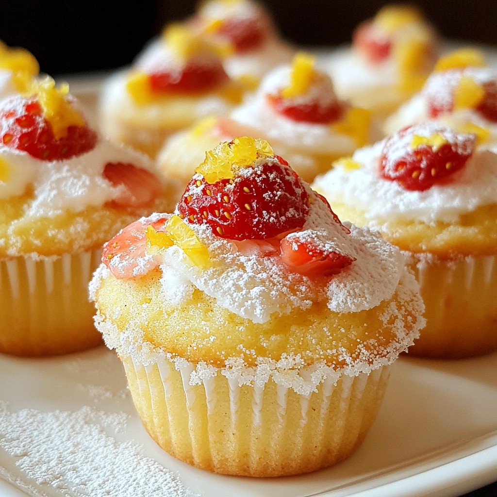 Strawberry Lemonade Cupcakes Bright and Delicious Treat