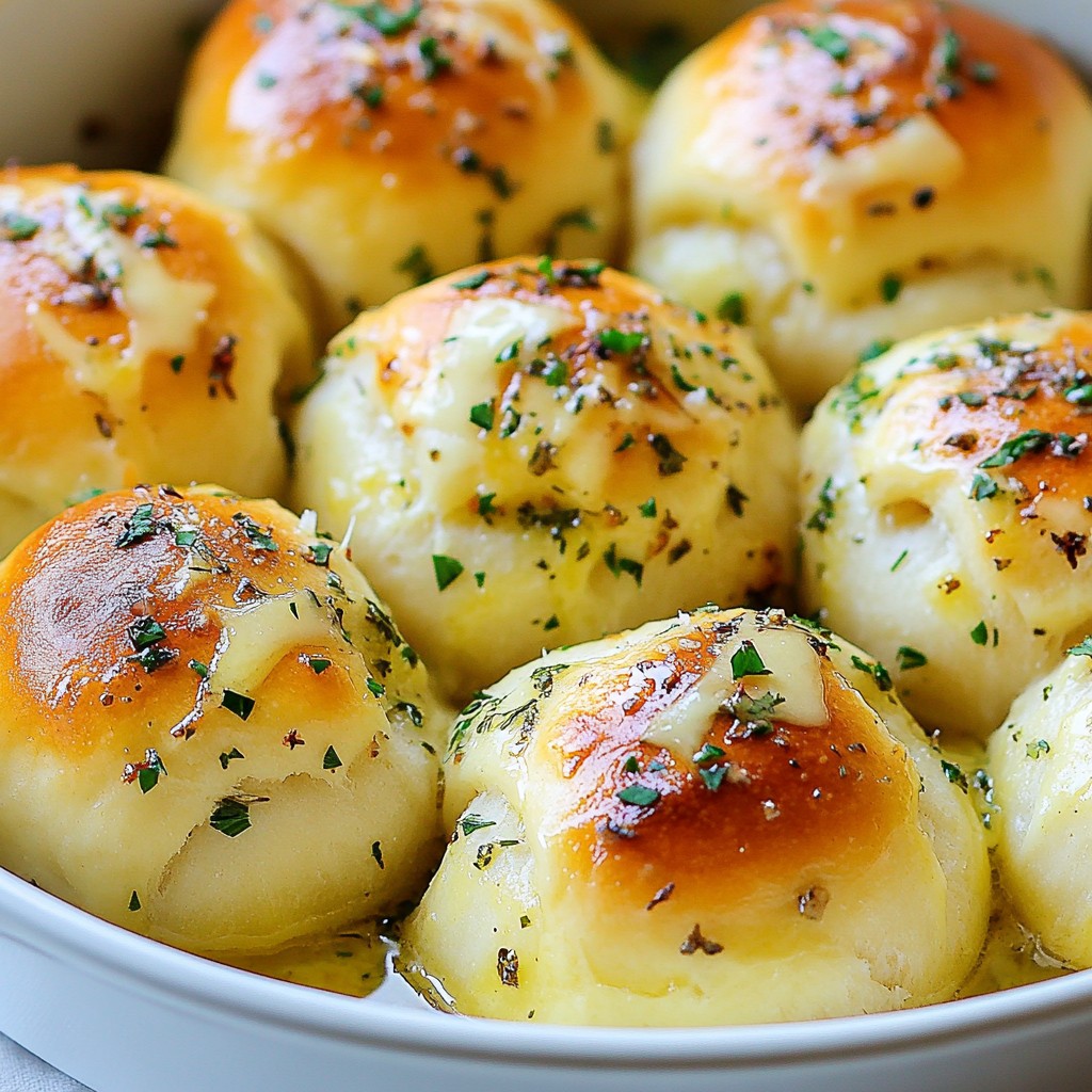 Garlic Herb Pull-Apart Rolls Soft and Flavorful Treat