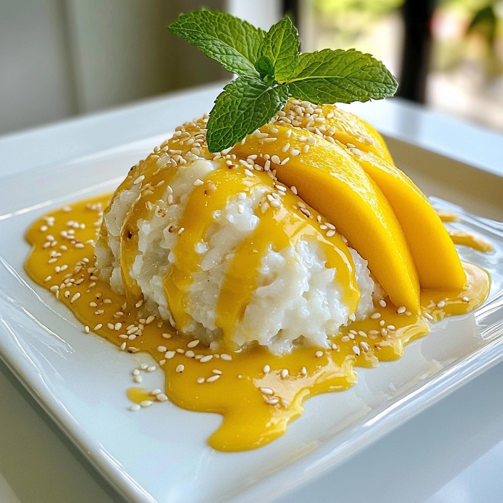 Thai Mango Sticky Rice Delightful and Easy Recipe