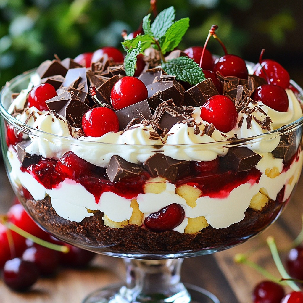 Irresistible Black Forest Trifle Easy Layered Delight