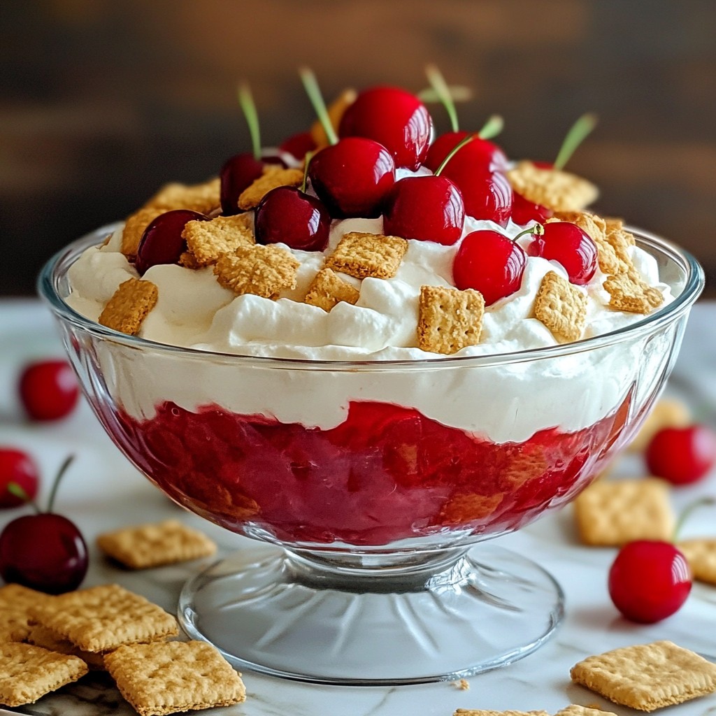 Cherry Cheesecake Dip Delightful Dessert Experience