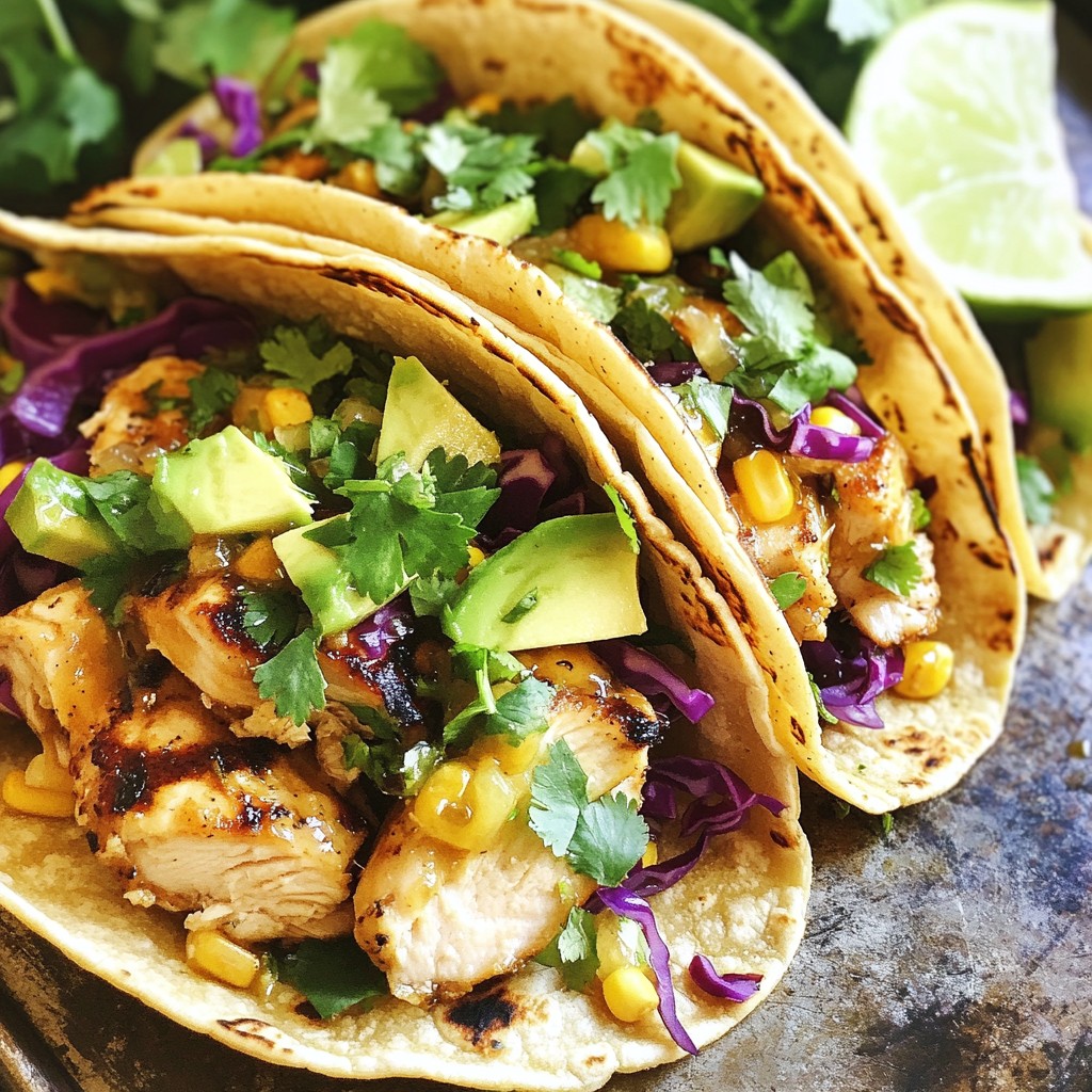 Honey Lime Chicken Street Tacos Flavorful and Easy Recipe