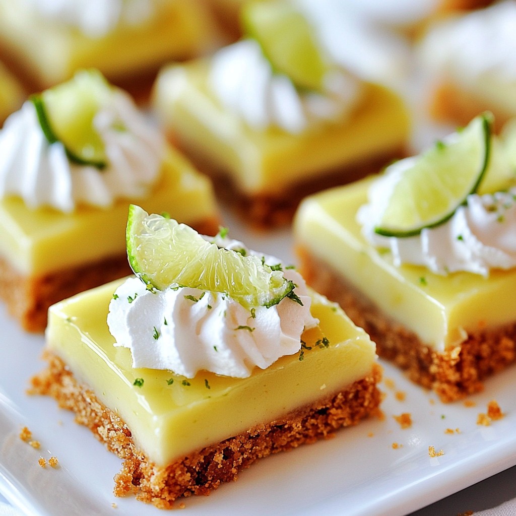 Key Lime Pie Bars Simple and Tangy Dessert Treat