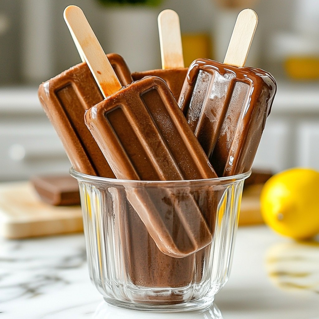 Mocha Iced Coffee Popsicles Delightful Summer Treat