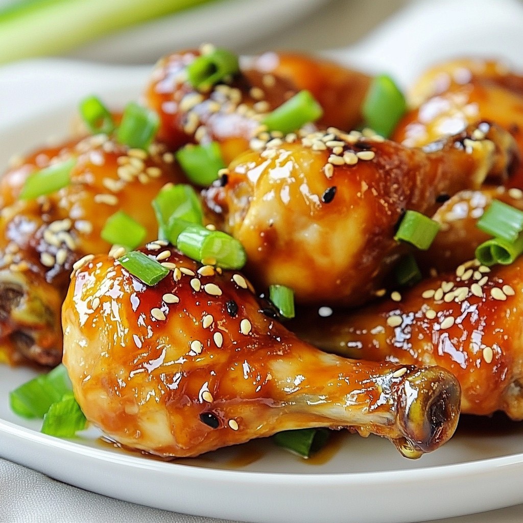 Baked Teriyaki Chicken Drumsticks Simple and Tasty