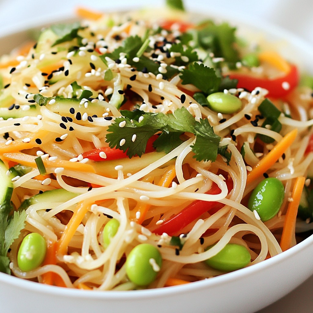 Savory Sesame Ginger Noodle Salad Fresh and Easy Meal