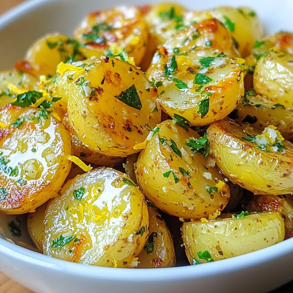 Greek Lemon Potatoes Delightful and Flavorful Dish