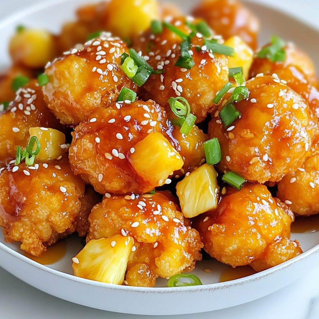 Sweet & Sour Cauliflower Bites Easy and Tasty Snack