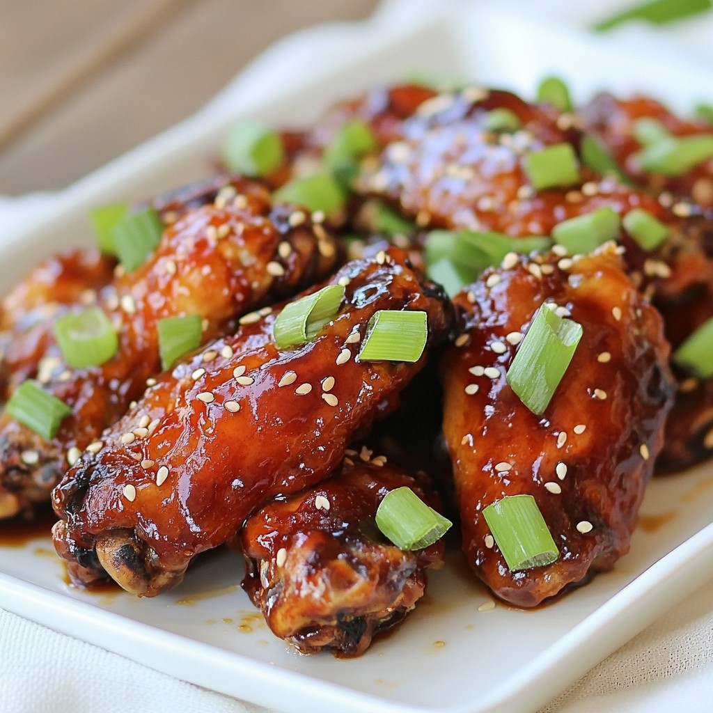 Sticky Honey Soy Chicken Wings Irresistible Flavor