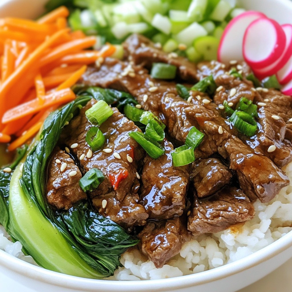 Korean Beef Bulgogi Bowls Flavorful and Simple Meal