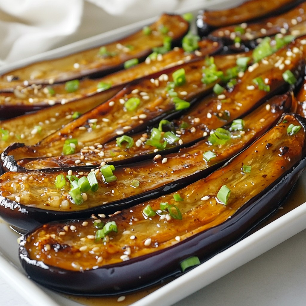Miso Glazed Eggplant Savory and Simple Delight