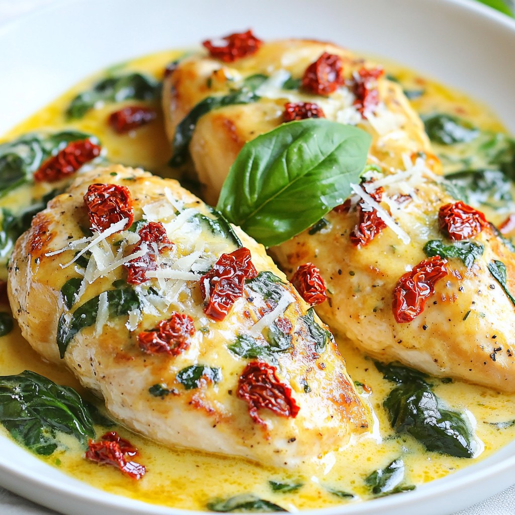 Creamy Sun-Dried Tomato Chicken Flavorful Dinner Recipe